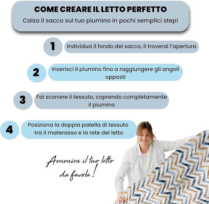 Italian Bed Linen Fantasy Bettbezug, Hippy, Doppelte Doppelte Hippy, Doppelte Hippy