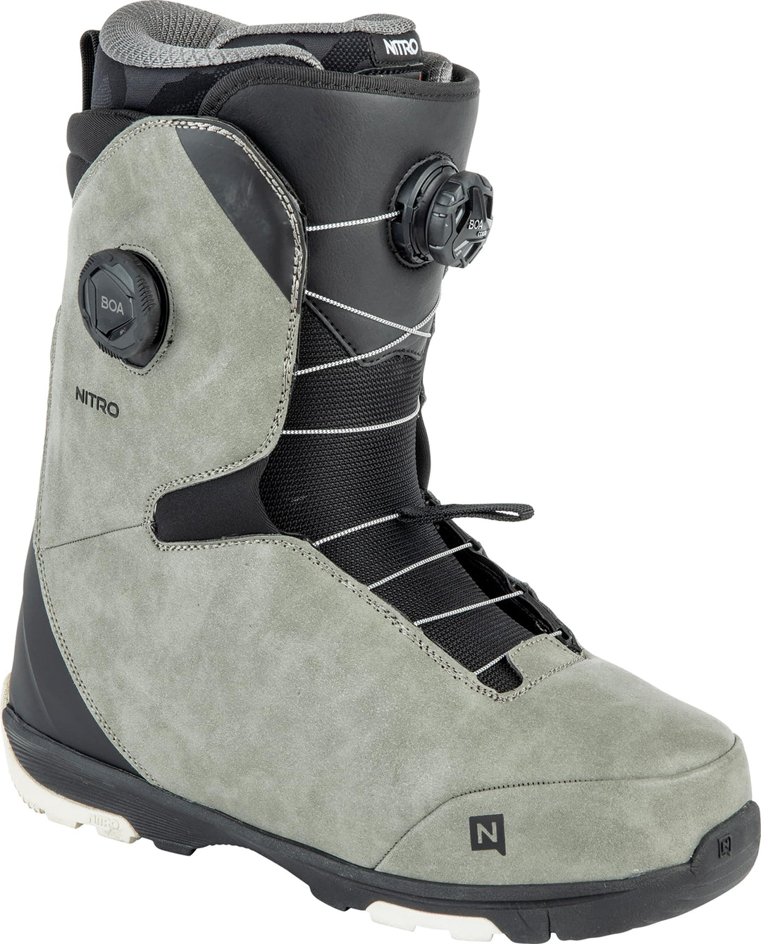 Nitro Herren Club BOA Dual Zone, All Mountain Freeride Freestyle Schnellschnürsystem Boot Snowboardb