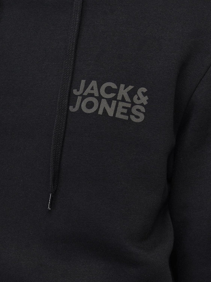 Jack & Jones Herren Jjelogo Blocking Sweat Hood Noos Kapuzenpullover Schwarz S Kapuzenpullover, Schw
