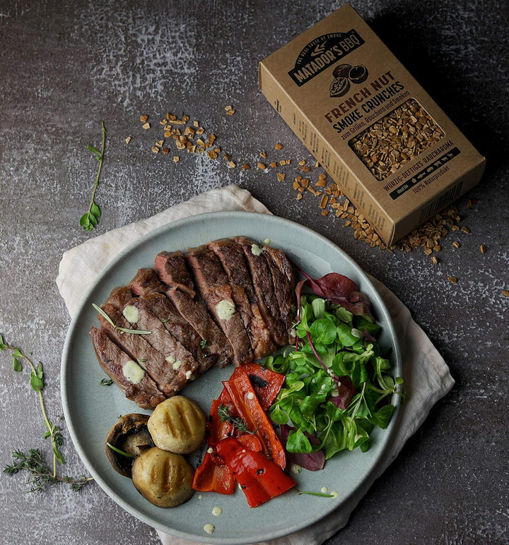MATADOR'S BBQ Smoke Crunches Räucherchips zum Grillen, Räuchern und Smoken, nachhaltig und hochwerti