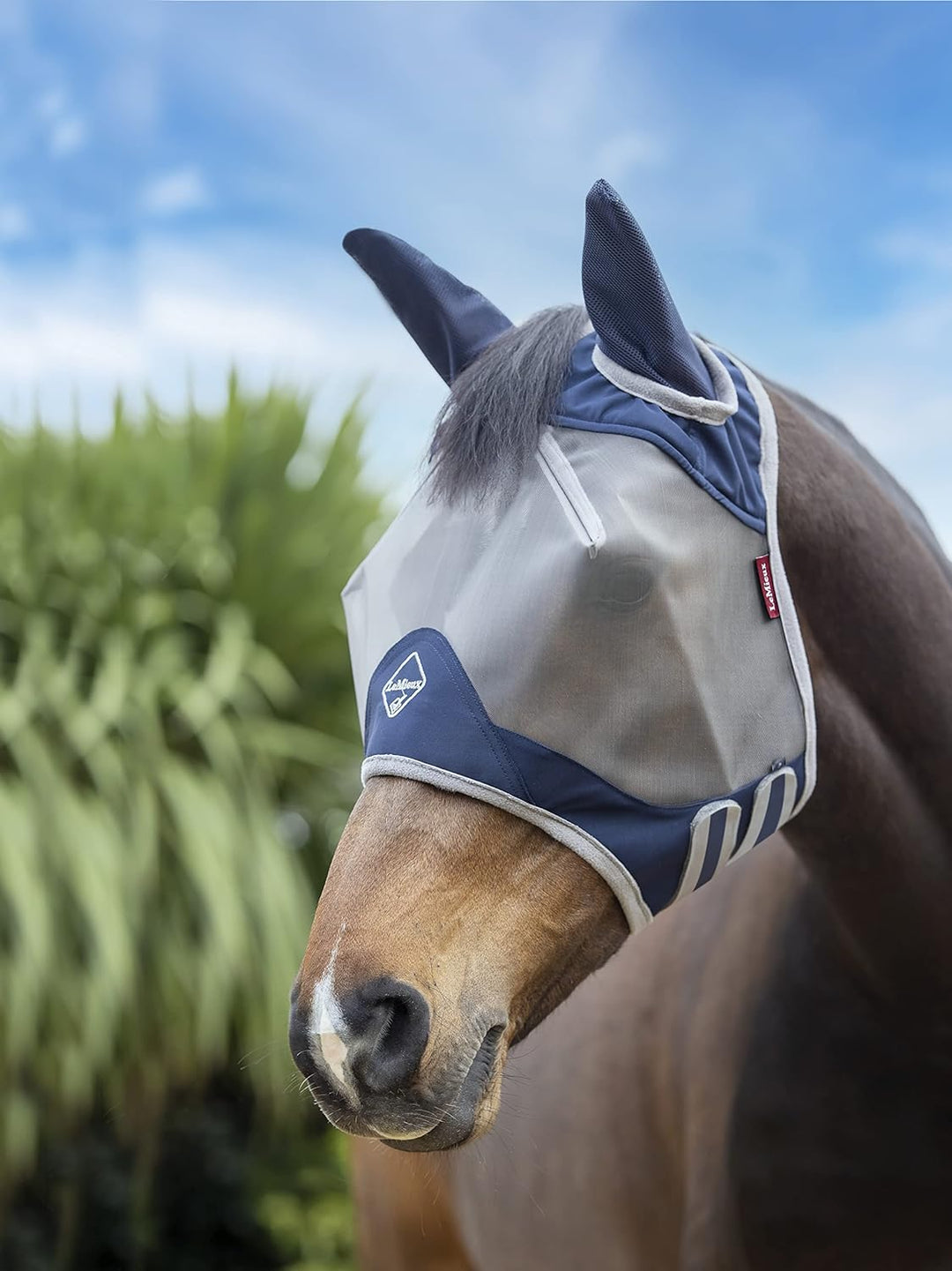 LeMieux Armour Shield Pro Fly Mask Half Fliegenmaske XL navy, XL navy