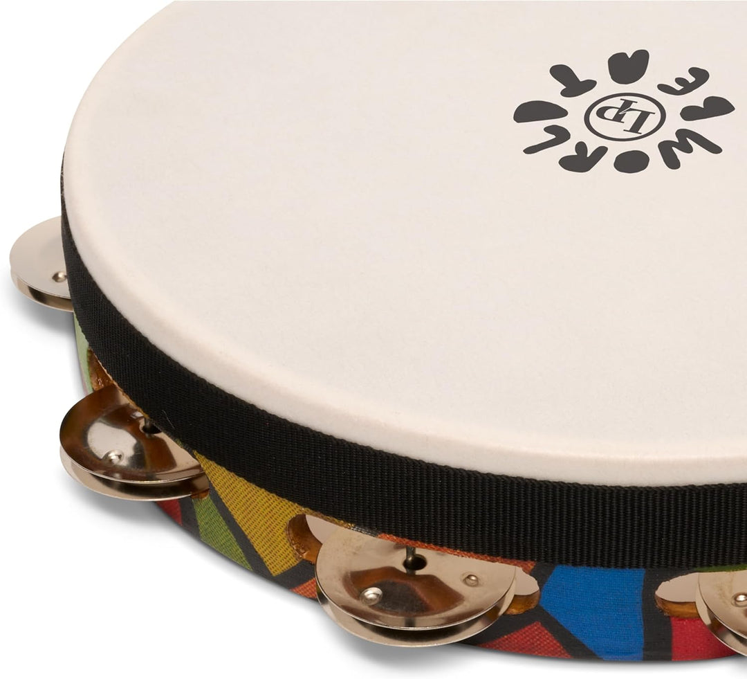 LP WORLD BEAT 10" TAMBOURINE (SINGLE ROW WITH HEAD) LP7023
