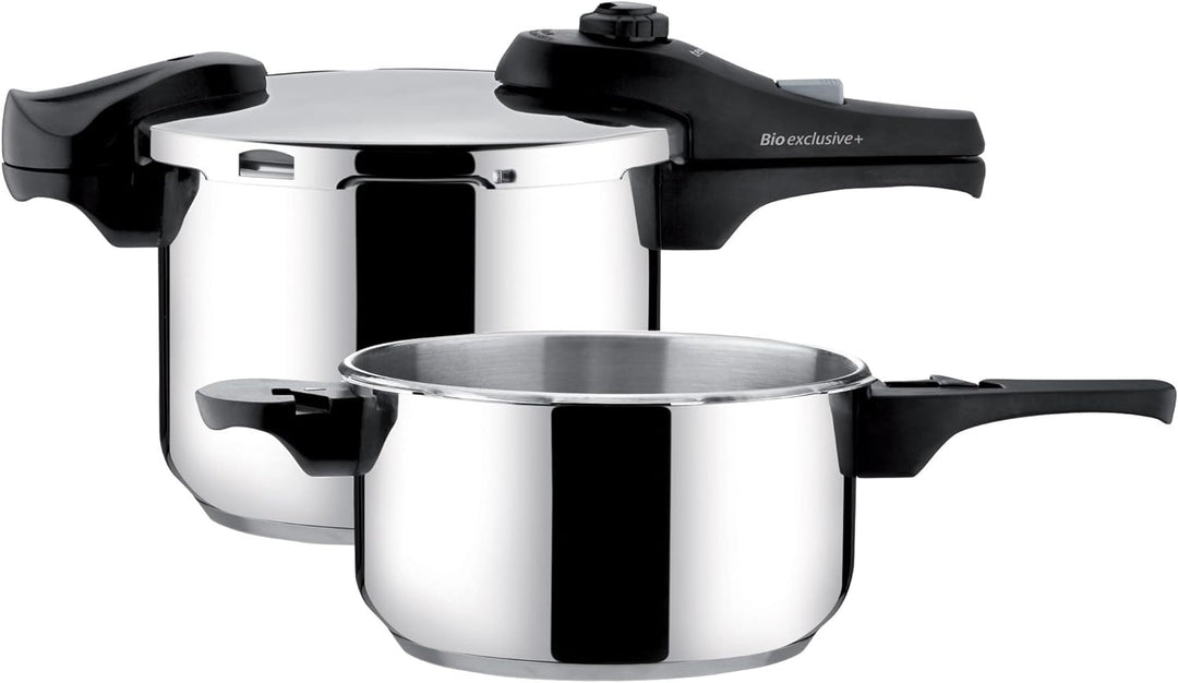 Tescoma Bio Exclusive Plus Duo Schnellkochtopf-Set, 4 l / 6 l