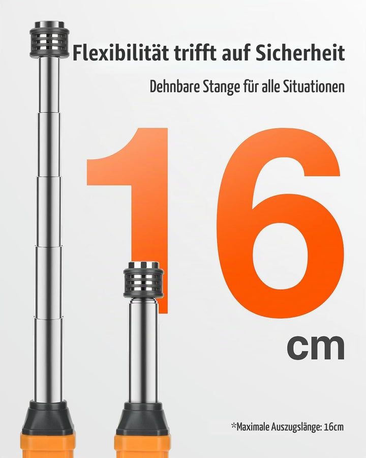 Gasmelder, TopTes PT299 Gasleck-Detektor mit Teleskopstab, tragbarer Gasschnüffler zum Auffinden von