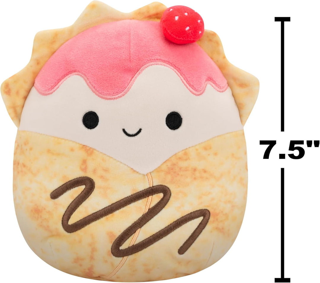 Squishmallows SQCR06611 - Gasten der Crepe 19 cm, offizielles Jazwares Plüsch, superweiches Kuschelt