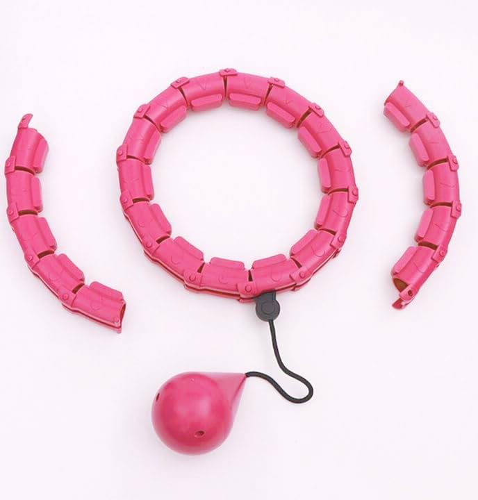 ZOLTA Smart Hula Hoop Reifen für Erwachsene mit Gewichtsball und Noppen - Hula Hoop Reifen mit 24 ve