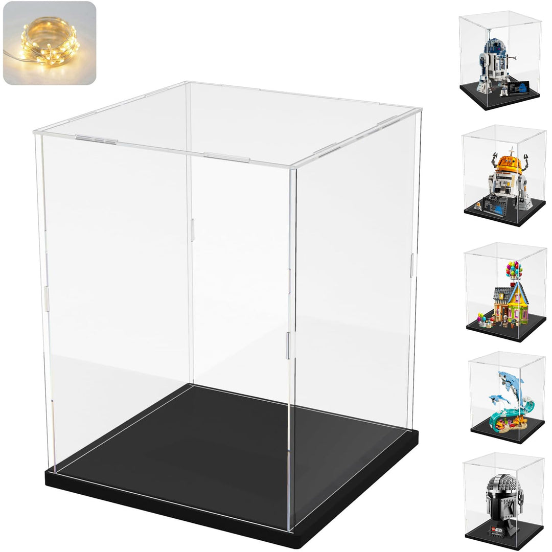 Acryl Vitrine Klar für Lego Actionfiguren Funko Pop Modell Skulptur Transparenter Plexiglas Display
