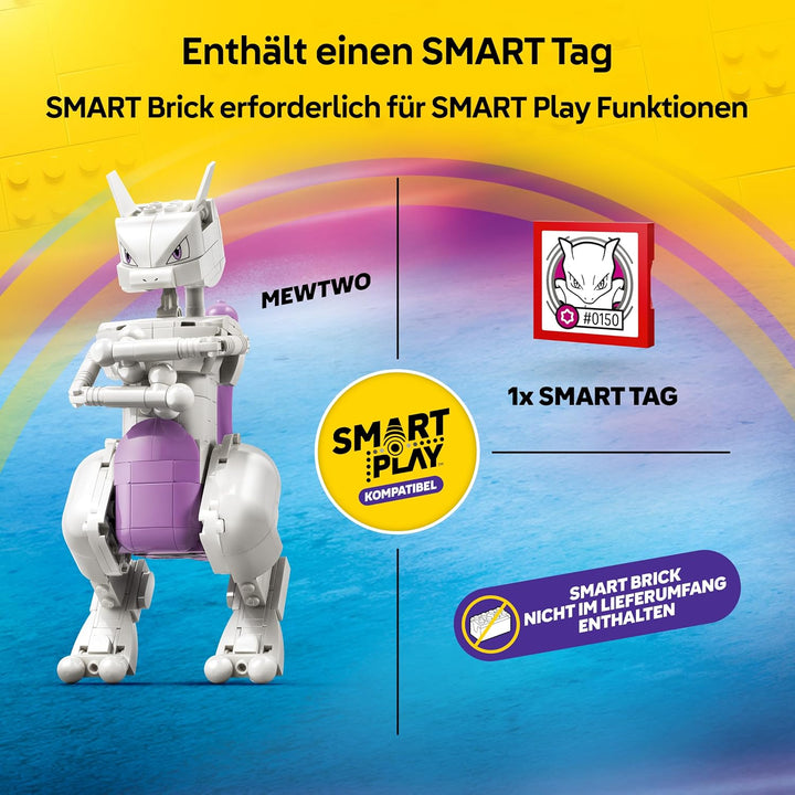 LEGO Pokémon SMART Play: Mewtwus Ausbruch aus dem Labor - kompatibles interaktives Set mit SMART Tag