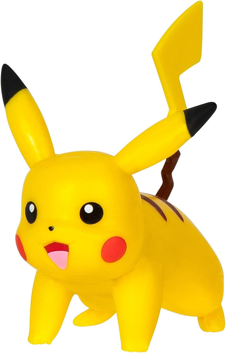Pokémon PKW3459 - Battle Figure Pack - Glurak & Pikachu, beweglicher Glurak mit Pikachu