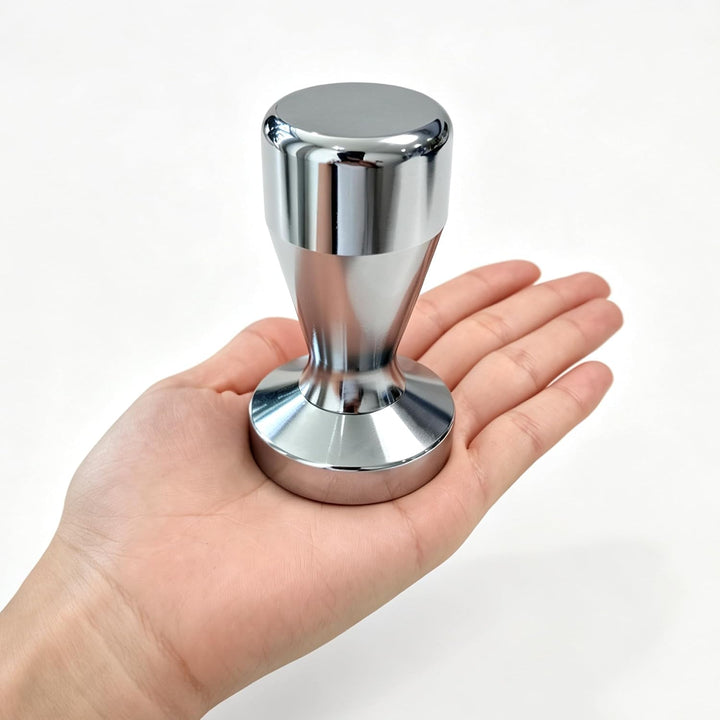 Kaffeestampfer, Espresso-Kaffeepresse 49 mm, Tamper Kaffee mit Silikon-Tampermatte