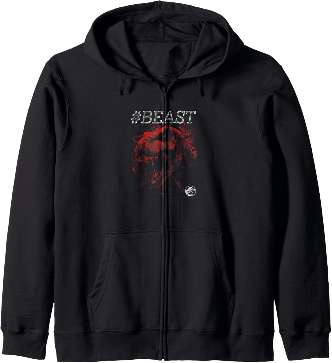 Jurassic World T-Rex Red Roar Hashtag Beast Kapuzenjacke