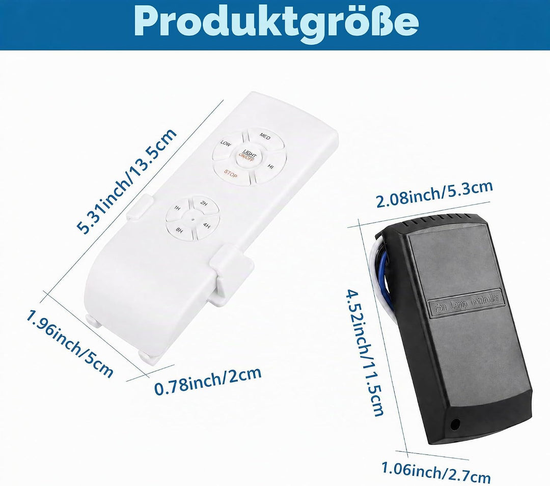 220V Universal Deckenventilator Fernbedienung Kit, Wireless Deckenventilator Lampe Fernbedienung Kit