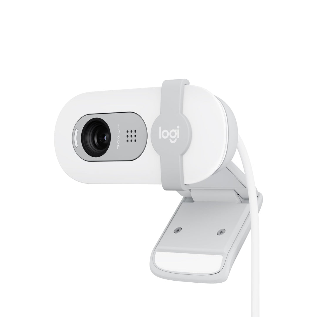Logitech Brio 100 Full HD-Webcam für Meetings und Streaming, Auto-Lichtausgleich, integriertes Mikro