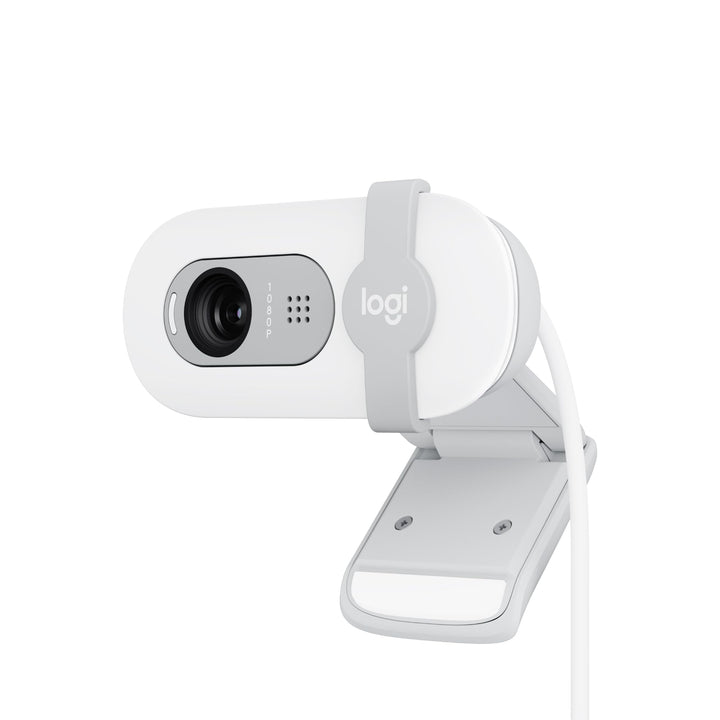 Logitech Brio 100 Full HD-Webcam für Meetings und Streaming, Auto-Lichtausgleich, integriertes Mikro