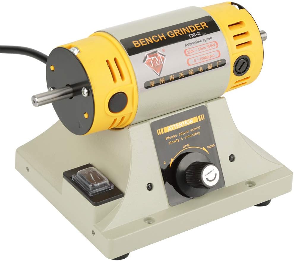 220 V 350 W Schmuckstein, Polierset, Bank, multifunktional, Poliermaschine aus Metall, mit Füssen au