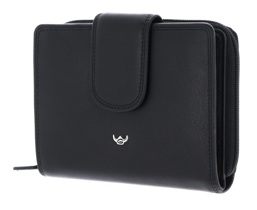 Golden Head Polo RFID Protect RV-Börse 12 cm schwarz, Schwarz