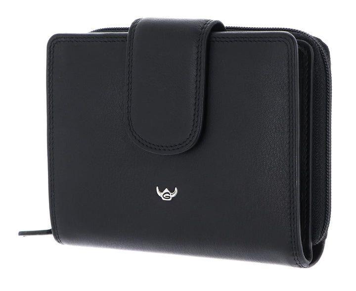 Golden Head Polo RFID Protect RV-Börse 12 cm schwarz, Schwarz
