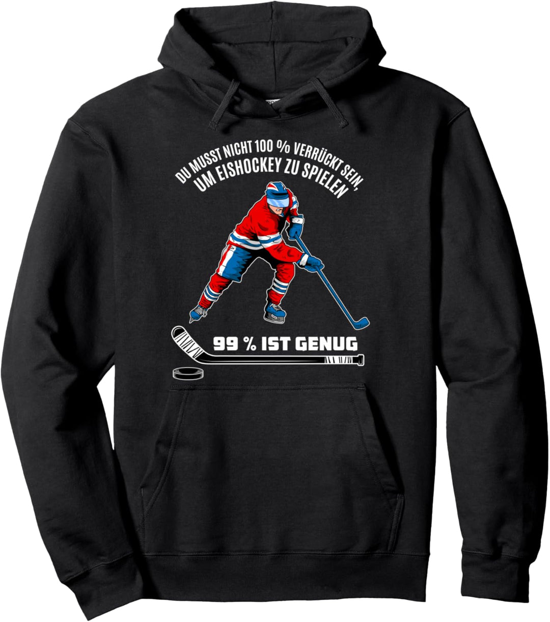 Eishockey Spieler - Wintersport Team Ice Hockey Pullover Hoodie