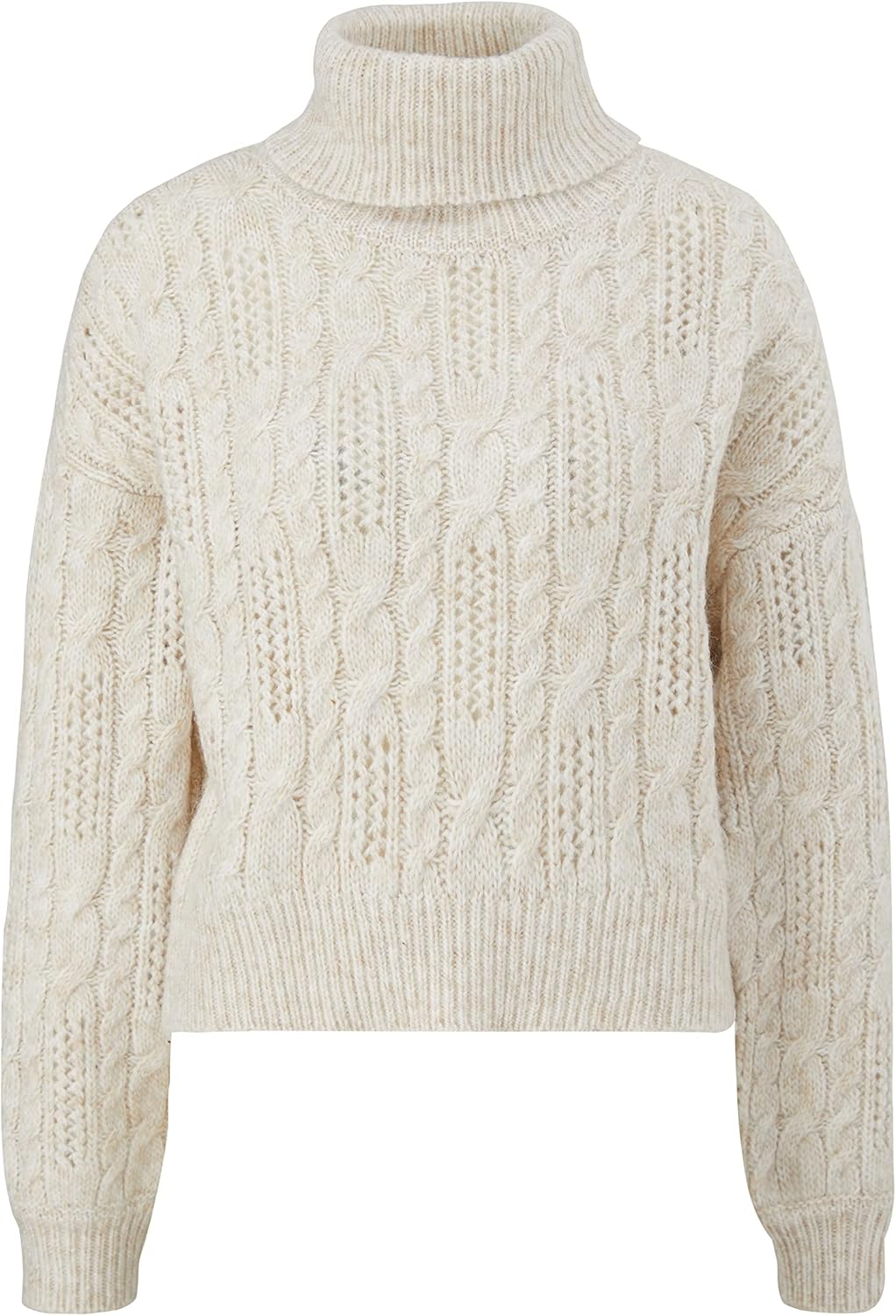 Q/S designed by Damen Strickpullover M Weiss, M Weiß