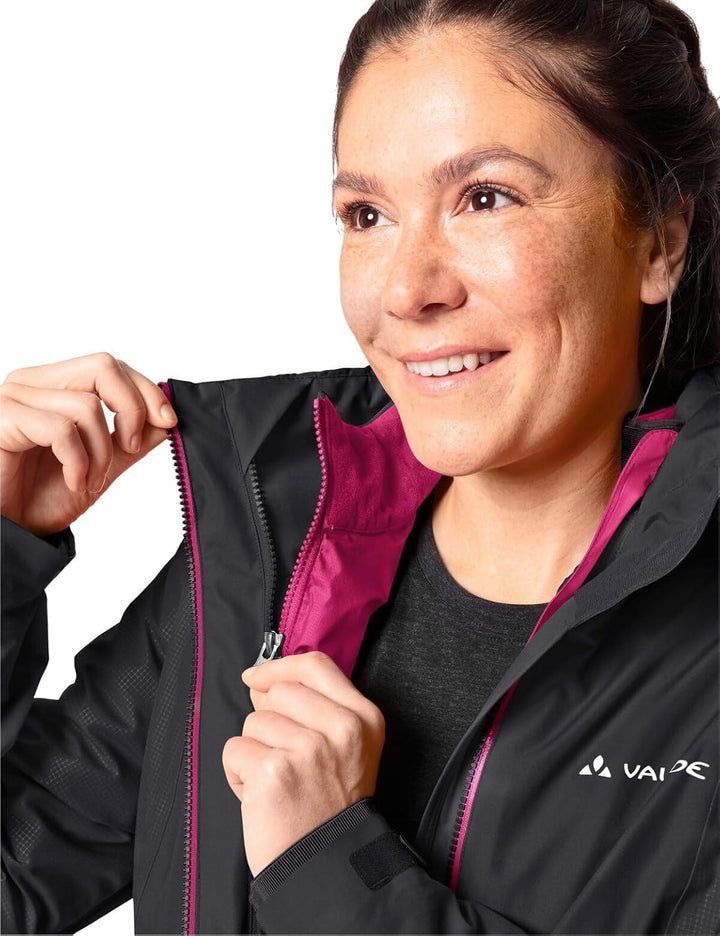 VAUDE Damen Women's Elope 3in1 Jacket Doppeljacke 36 Schwarz, 36 Schwarz