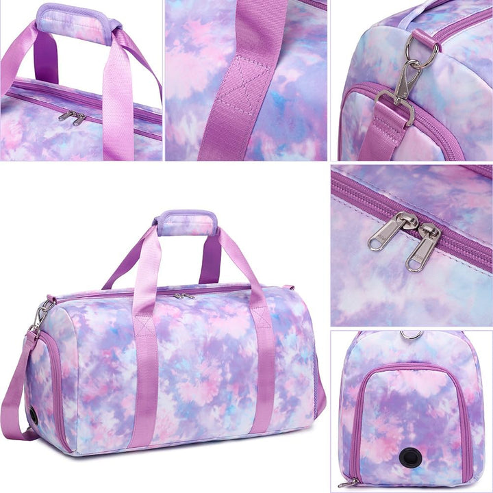 Sporttasche für Mädchen Reisetasche Daman Sporttasche Bunt Reisetasche Mädchen Kinder Kindertasche S