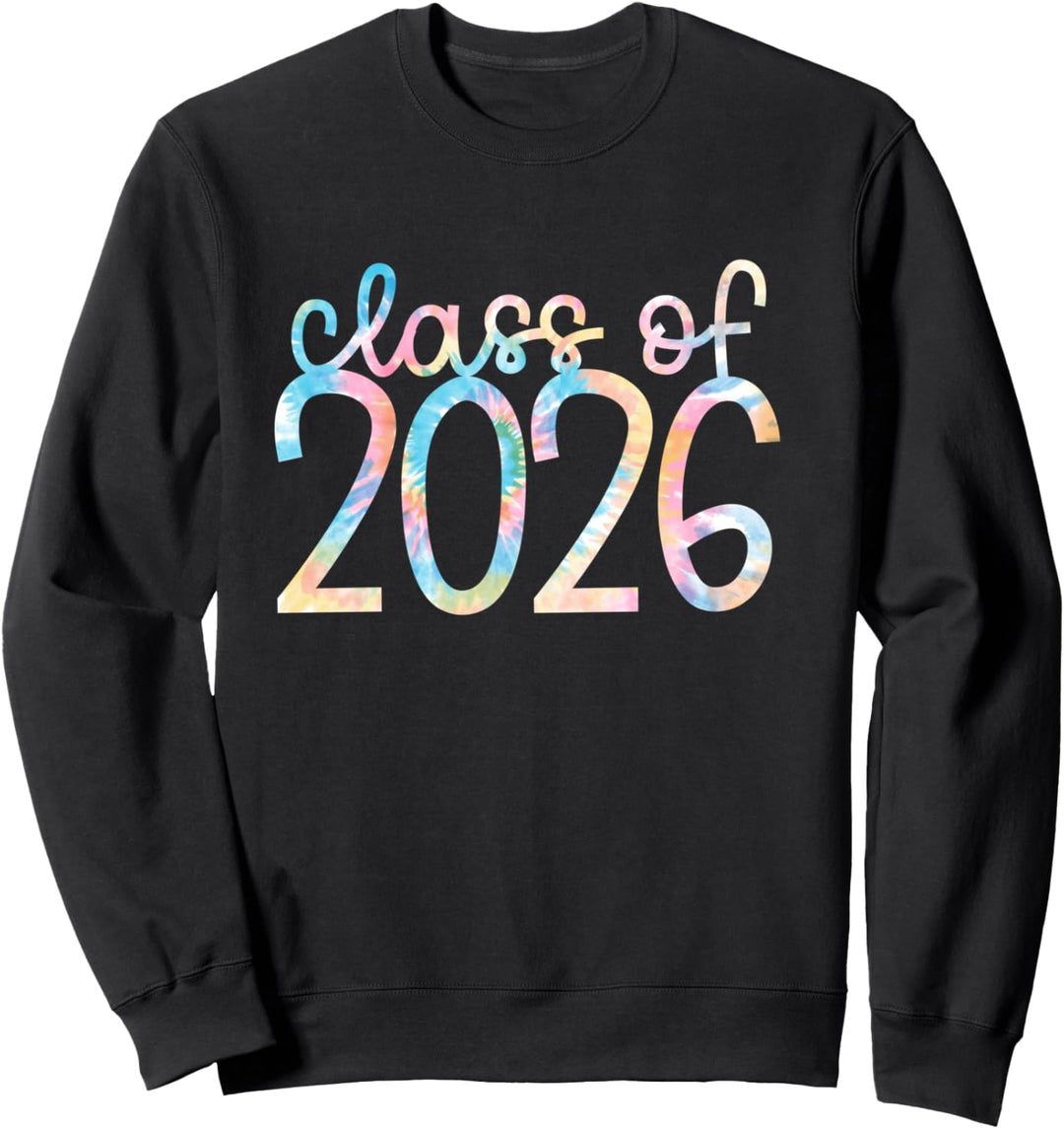 Back to School | Tie Dye Class of 2026 Sweatshirt