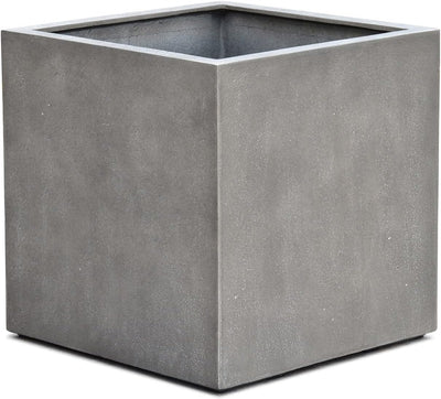 ESCHBACH® Pflanzkübel Cube 60 Beton Grau Quadratisch XL * 60 x 60 x 60 cm * 10 Jahre Garantie 60x60x