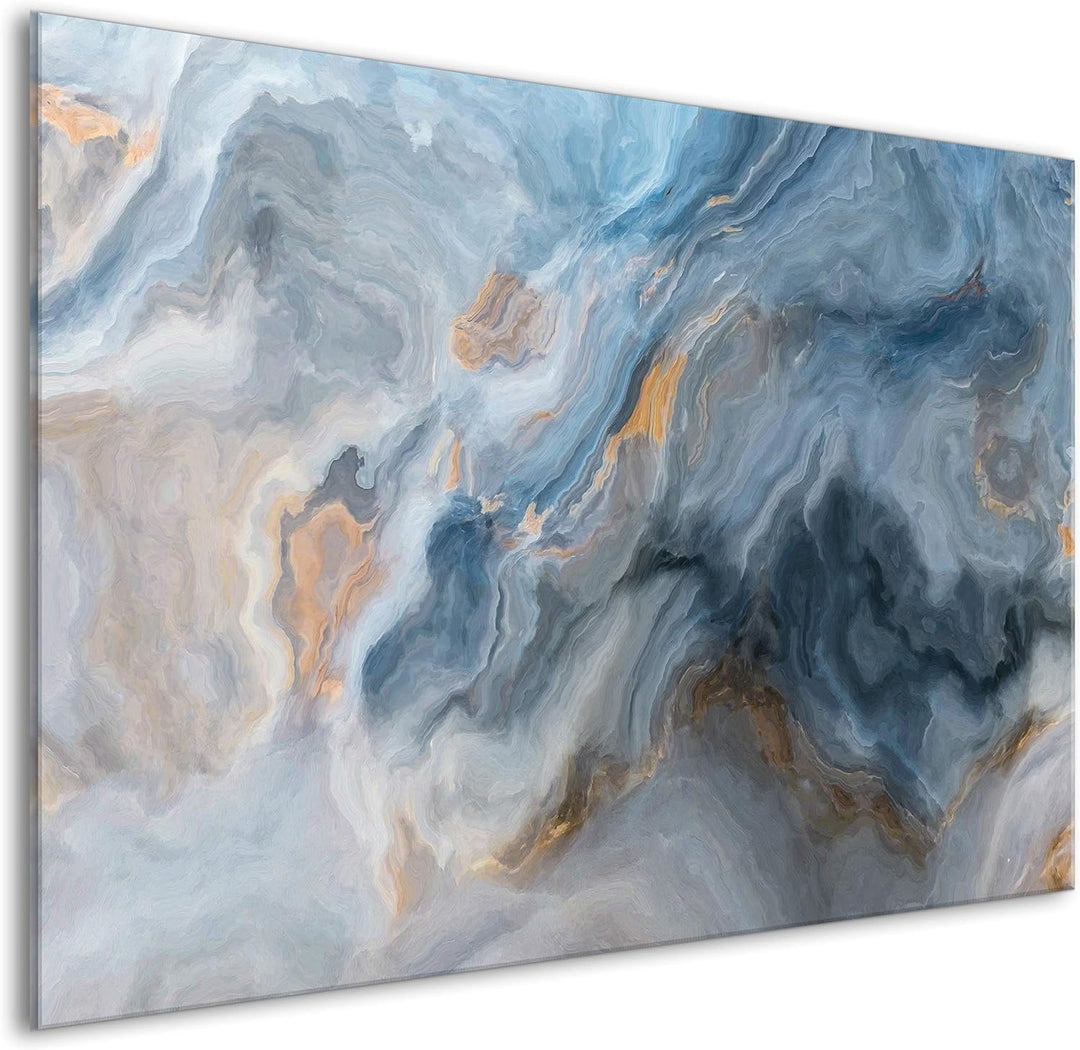 murando Spritzschutz Glas für Küche 80x60 cm Küchenrückwand Küchenspritzschutz Fliesenschutz Glasbil