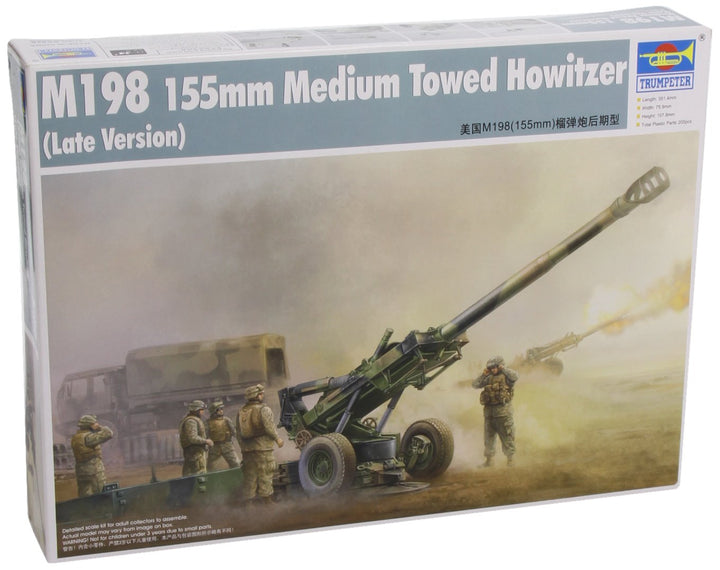Trumpeter 02319 Modellbausatz M198 Medium Towed Howitzer late