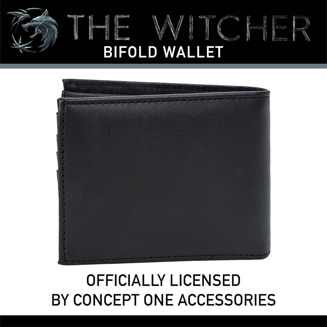 Concept One Netflix The Witcher Bifold Reisebrieftasche, Schwarz