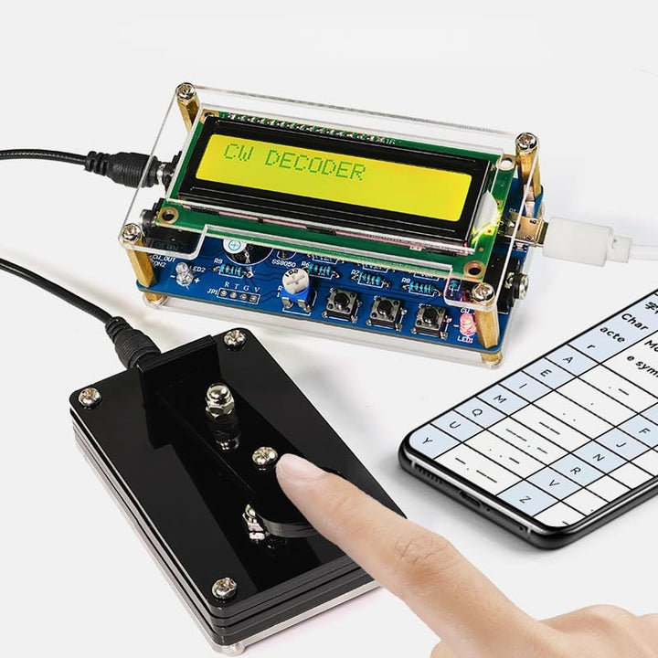 DIY Morsecode Lötbausatz, Morse Code Trainer Kit, Elektro Bausatz Löten mit Komponenten, Leiterplatt