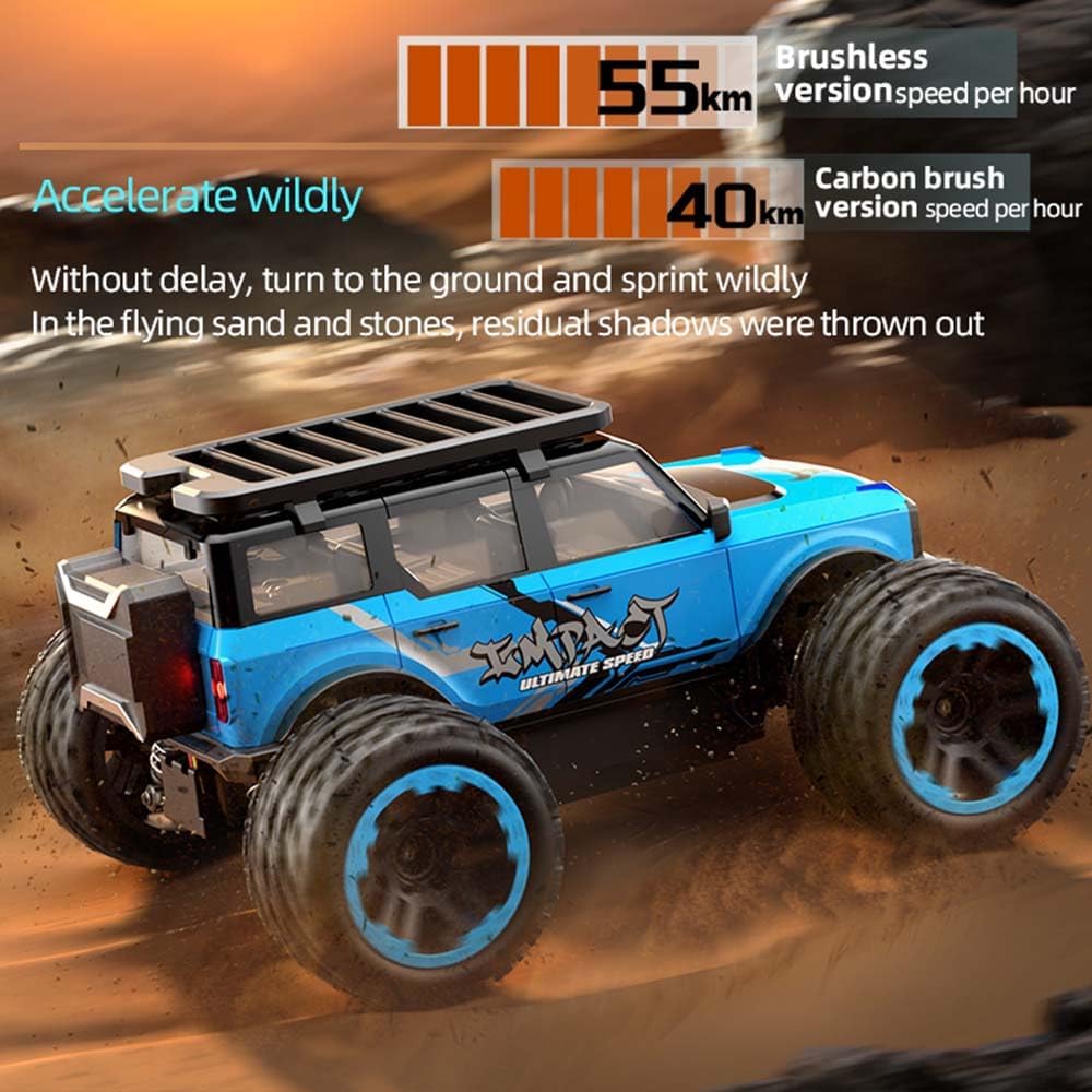 X-Verse SG201MAX Ferngesteuertes Auto, 1:20 55KM/H RC Autos Bürstenlose, 4WD All Terrain Offroad RC
