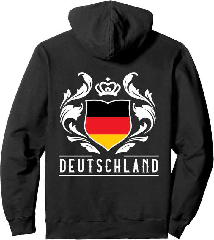Edles Deutsches Wappen Design Deutschland Fahne Historisch Pullover Hoodie