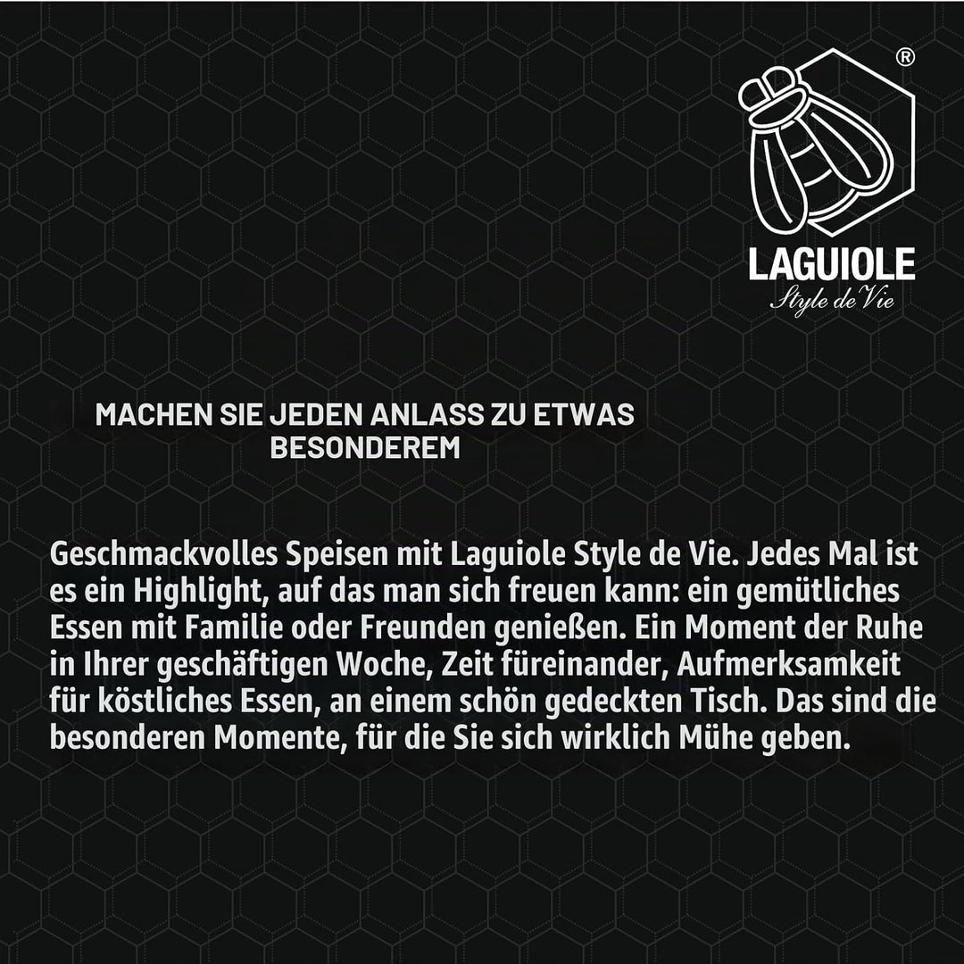 Laguiole Style de Vie Käsemesser-Set Premium Line, 8-teilig, mit