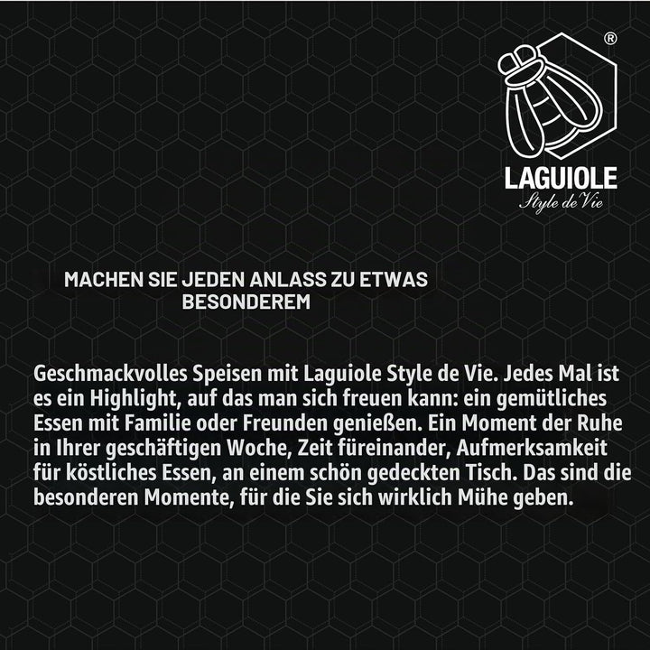 Laguiole Style de Vie Käsemesser-Set Premium Line, 8-teilig, mit