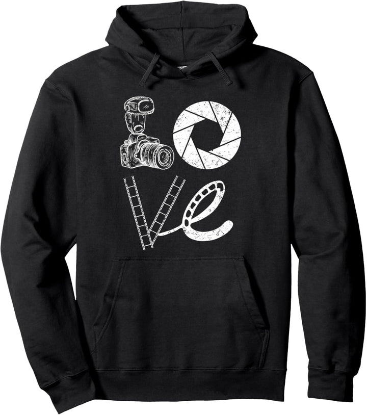Fotograf Geschenk - Fotografie Kamera Pullover Hoodie