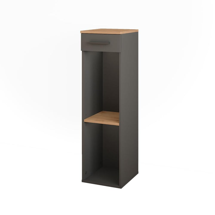 Vicco Weinregal Repose, Goldkraft Eiche/Anthrazit, 30 x 106 cm, zur Aufbewahrung von Weinflaschen un