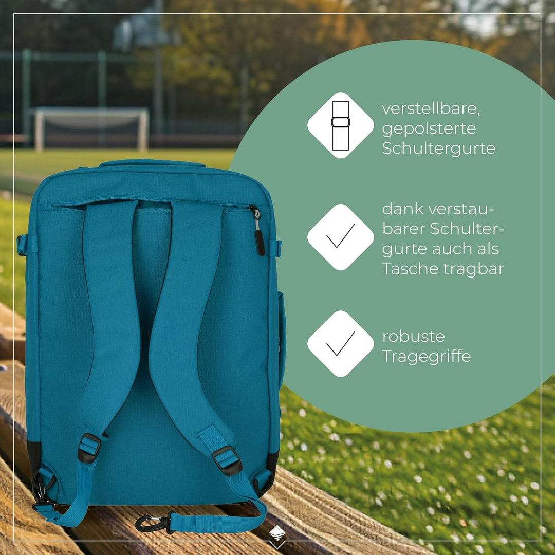 travelite Handgepäck Rucksack/Tasche erfüllt IATA Bordgepäck Mass, Gepäck Serie Kick Off: Praktische