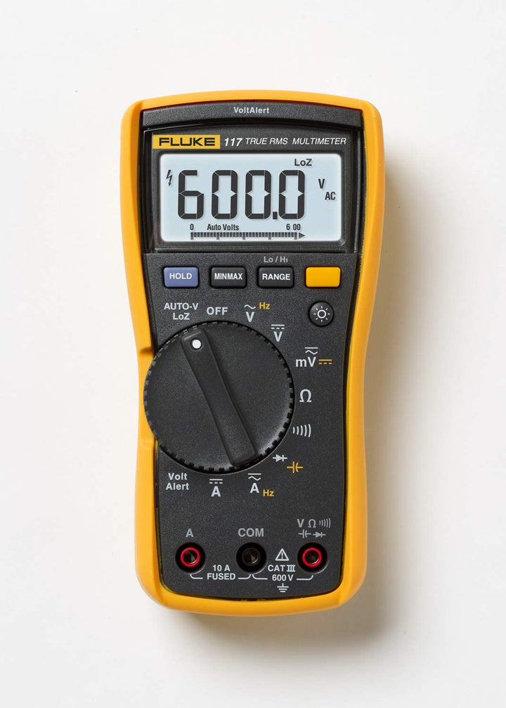 Fluke 117 Multimeter für Elektriker, Electrician Multimeter and Clamp Meter Combo Kit, 1 Fluke 117 V