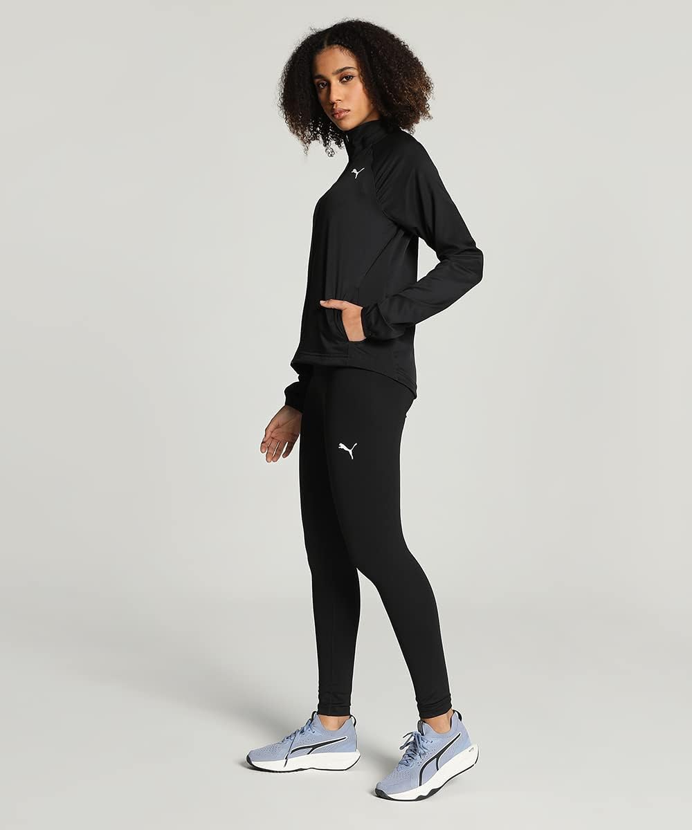 PUMA Damen Active Woven Suit Trainingsanzug, Puma Schwarz