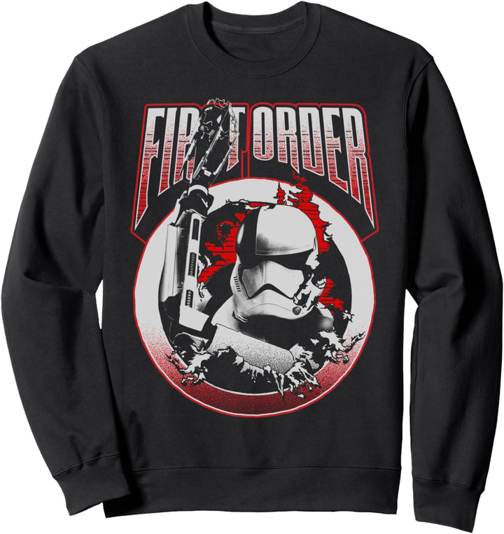 Star Wars The Last Jedi First Order Trooper Circle Poster Sweatshirt