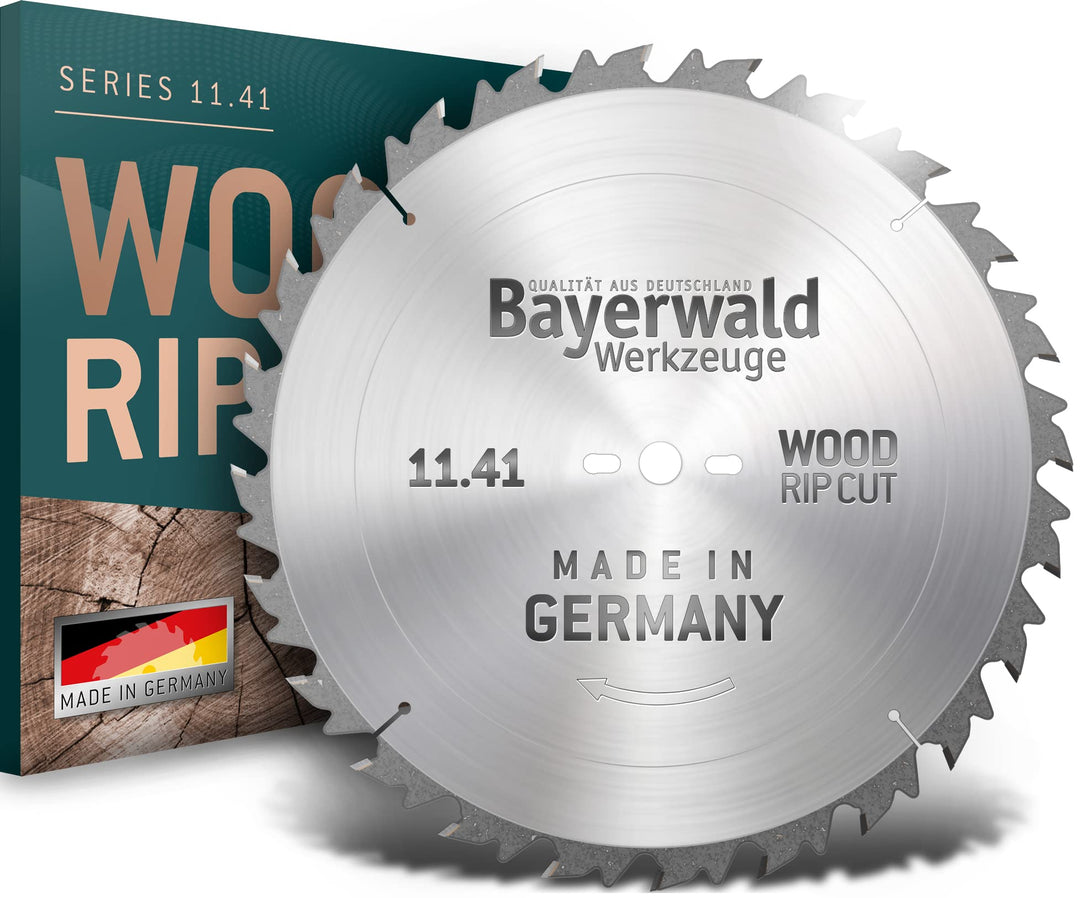 Bayerwald - HM Kreissägeblatt - Ø 500 mm x 4,0 mm x 30 mm | Langschnitt Flachzahn (36 Zähne) | präzi