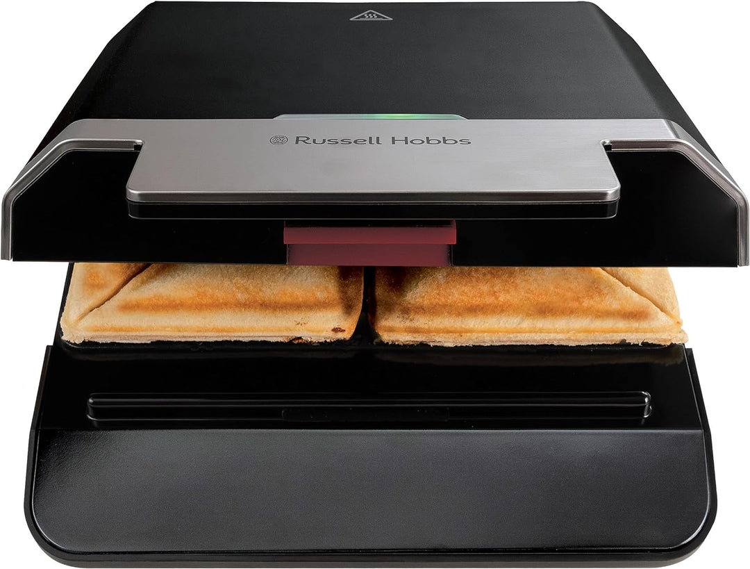 Russell Hobbs Sandwichmaker [langlebige antihaftbeschichtete Platten] Sandwichtoaster Easy Clean (sc