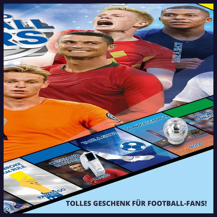 Winning Moves WM01927-EN1-6 World Football Stars Monopoly Brettspiel, ab 6 Jahren, für 2-8 Spieler