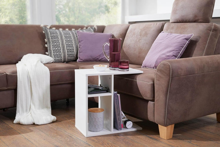 FineBuy Beistelltisch 50x50x30 cm Holz Design Anstelltisch Sofa | Couchtisch klein modern | Kleiner