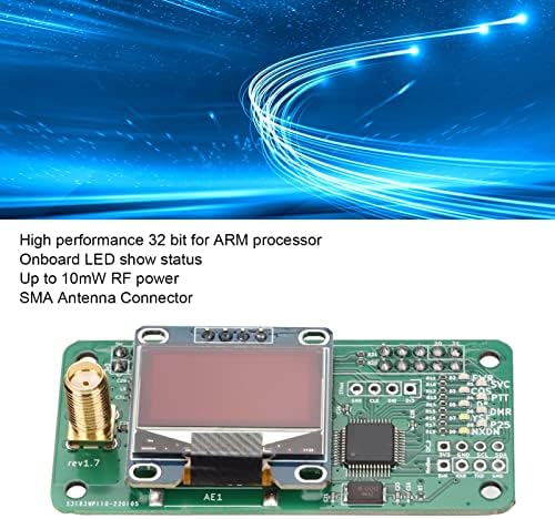UHF VHF UV MMDVM Hotspot-Modul-Kit SMA-Schnittstelle LED-Anzeige Hotspot-Platine mit Antenne