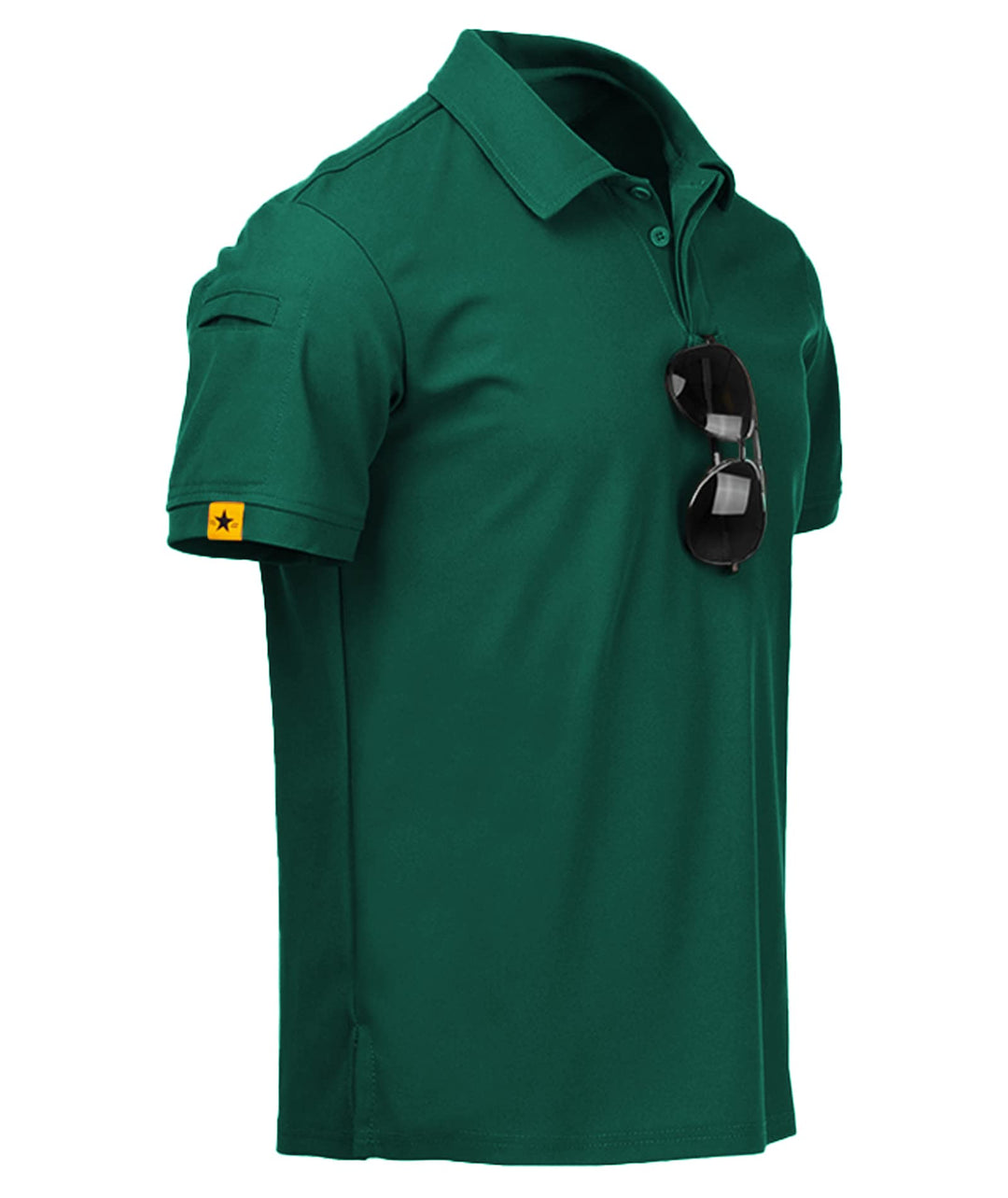 igeekwell Poloshirt Herren Kurzarm Atmungsaktives Golf-Polo-Hemd Summer Poloshirts Männer mit Brille