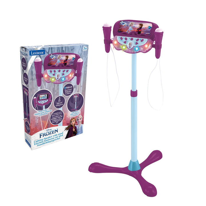 LEXIBOOK S160FZ Disney Frozen Eiskönigin, Standlichtlautsprecher für Kinder, musikalisches Spiel, ve