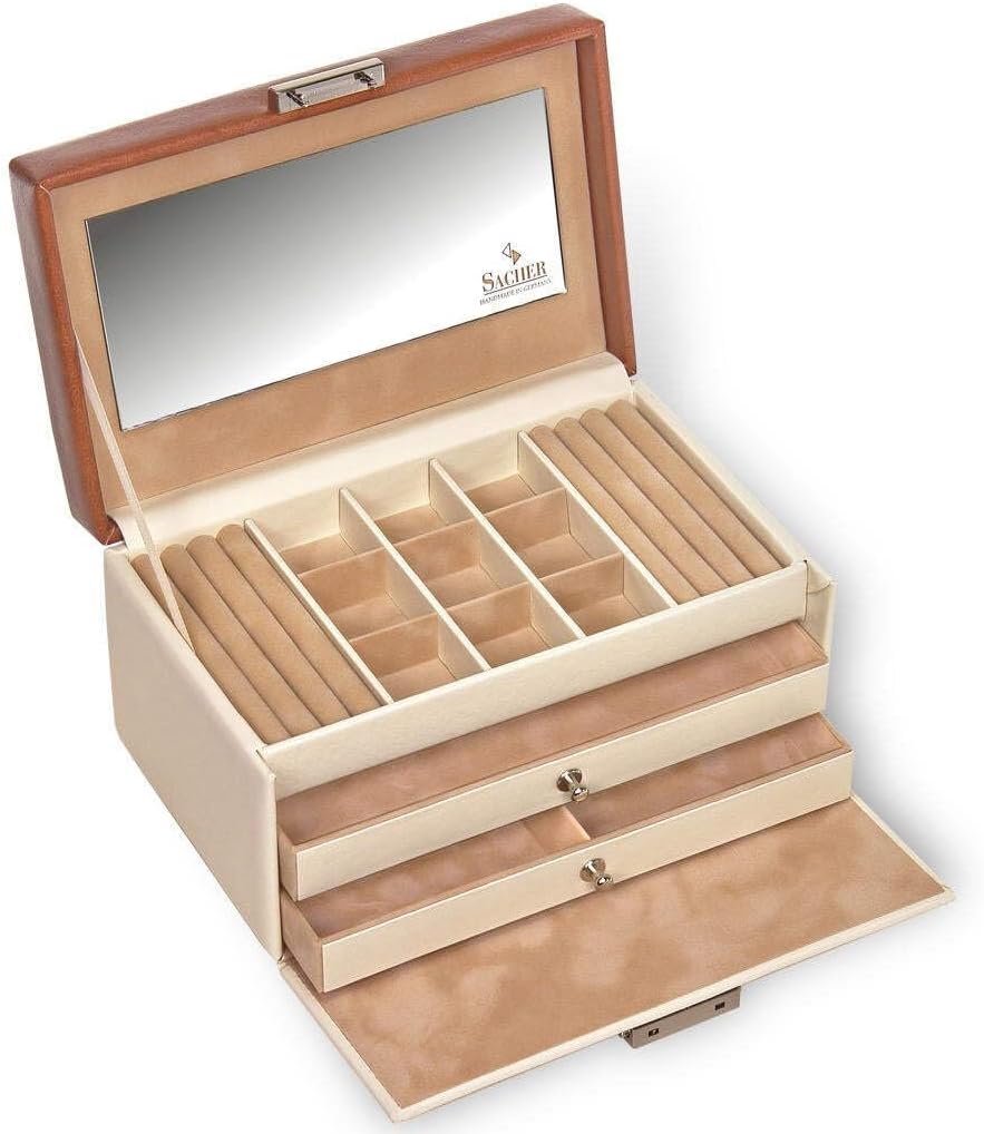 SACHER Schmuckkasten Elly travel/cream, Cream