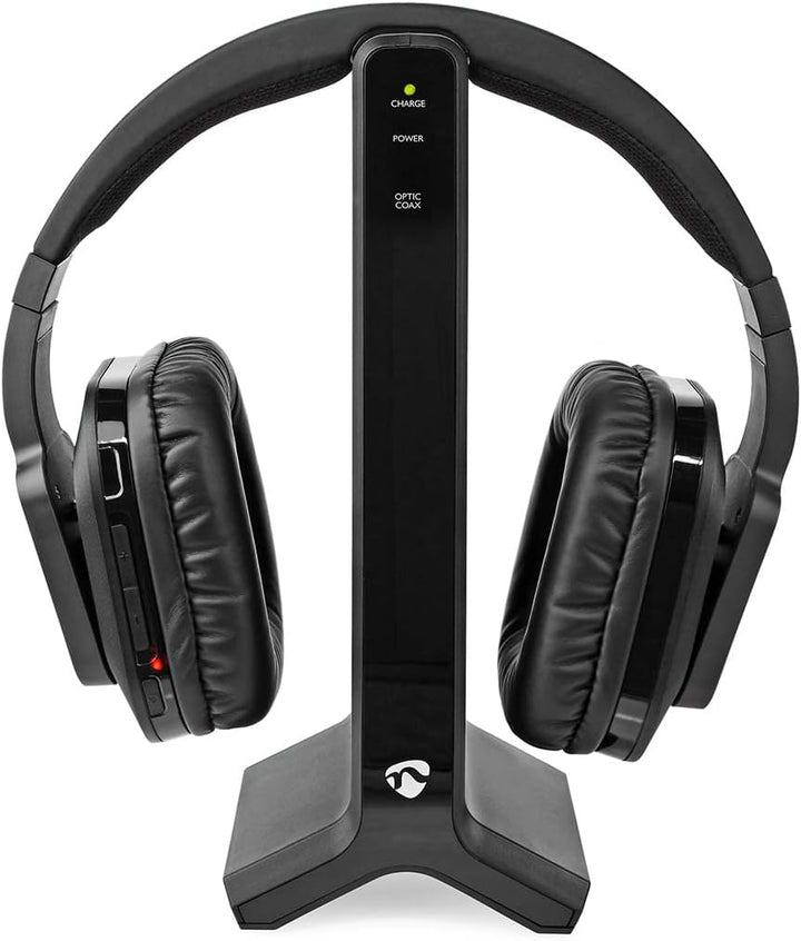 NEDIS Wireless-TV-Kopfhörer | RF | Über Ohr | max. Batteriespielzeit: 8 hrs | 25 m | Digital Audio |